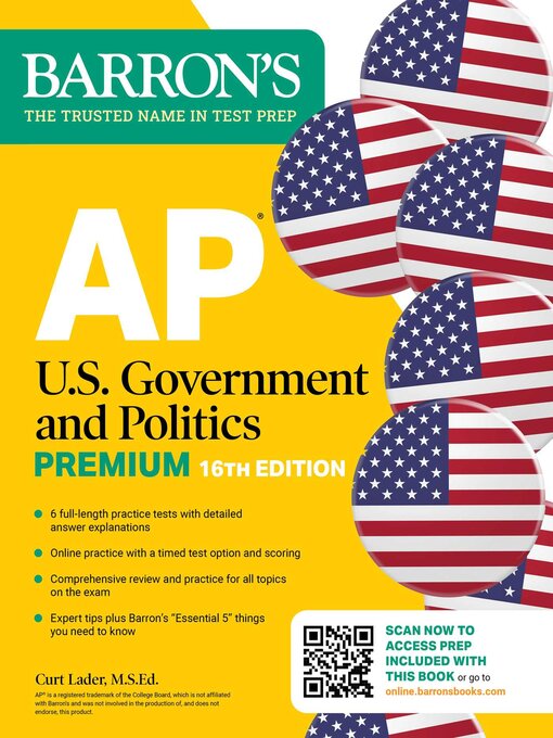 Title details for AP U.S. Government and Politics Premium by Barron's Educational Series - Available